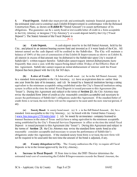 Subdivision Construction Agreement (Applicant, City, and County) - City of Austin, Texas, Page 3
