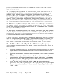 Subdivision Construction Agreement (Applicant, City, and County) - City of Austin, Texas, Page 6