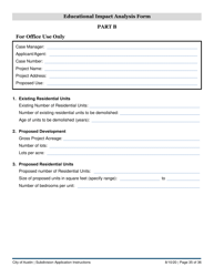 Instructions for Subdivision Application (Combined City of Austin and Travis County) - City of Austin, Texas, Page 35