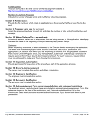 Instructions for Subdivision Application (Combined City of Austin and Travis County) - City of Austin, Texas, Page 4