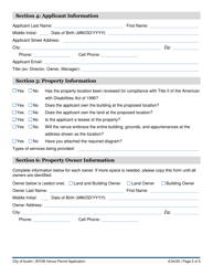 Byob Venue Permit Application - City of Austin, Texas, Page 2