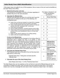 Commercial Solar Ready Guidelines - New Construction Only - City of Austin, Texas, Page 2