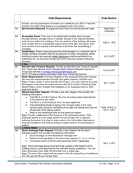 Plumbing Plan Review Commercial Checklist - City of Austin, Texas, Page 7