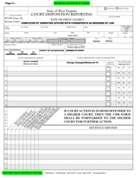 WVSP Form 29 Court Disposition Reporting - West Virginia, Page 2