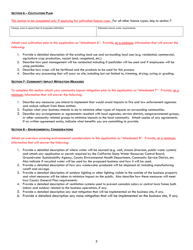 Commercial Cannabis Business Permit Application - Inyo County, California, Page 5