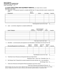 Form FACE-1 Financial Assurance Cost Estimate - California, Page 5