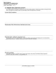 Form FACE-1 Financial Assurance Cost Estimate - California, Page 6