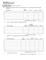 Form FACE-1 Financial Assurance Cost Estimate - California, Page 9