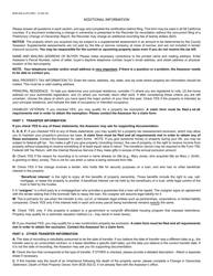 Form BOE-502-A &quot;Preliminary Change of Ownership Report&quot; - Inyo County, California, Page 3