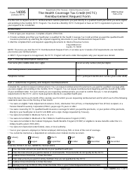 IRS Form 14095 The Health Coverage Tax Credit (Hctc) Reimbursement Request Form
