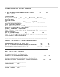 Medicare Secondary Payer Questionnaire Template - Lines, Page 2