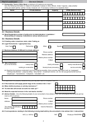 Form TR1 Tax Registration - Ireland, Page 2