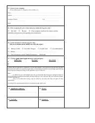 Morocco Visa Application Form - Morocco, Page 3