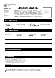 Form VAF14(34) Ghanaian Visa Application Form - Ghana Embassy - Madrid, Spain, Page 2