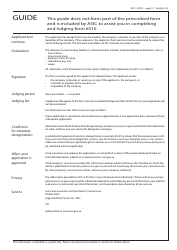 Form 6010 Application for Voluntary Deregistration of a Company - Australia, Page 2
