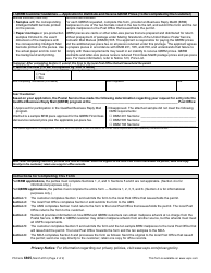 PS Form 6805 Brm/Qbrm Application for Zip+4 Code Assignment/Validation and Qbrm Approval, Page 2