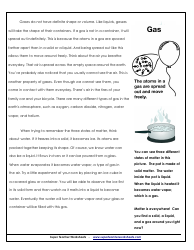 The Three States of Matter Physics Worksheet With Answer Key - Super Teacher Worksheets, Page 2