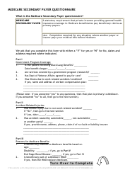 Medicare Secondary Payer Questionnaire Form
