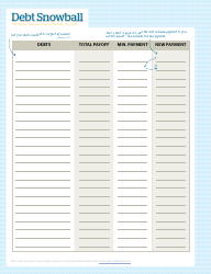 Debt Snowball Spreadsheet - Dave Ramsey&#039;s Financial Peace University, Page 2