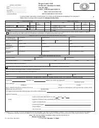 Document preview: Form VS-142.3 Mail Application for Birth and Death Record - Bosque County, Texas