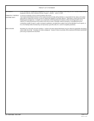 DA Form 4466 Patient Progress Report, Page 2