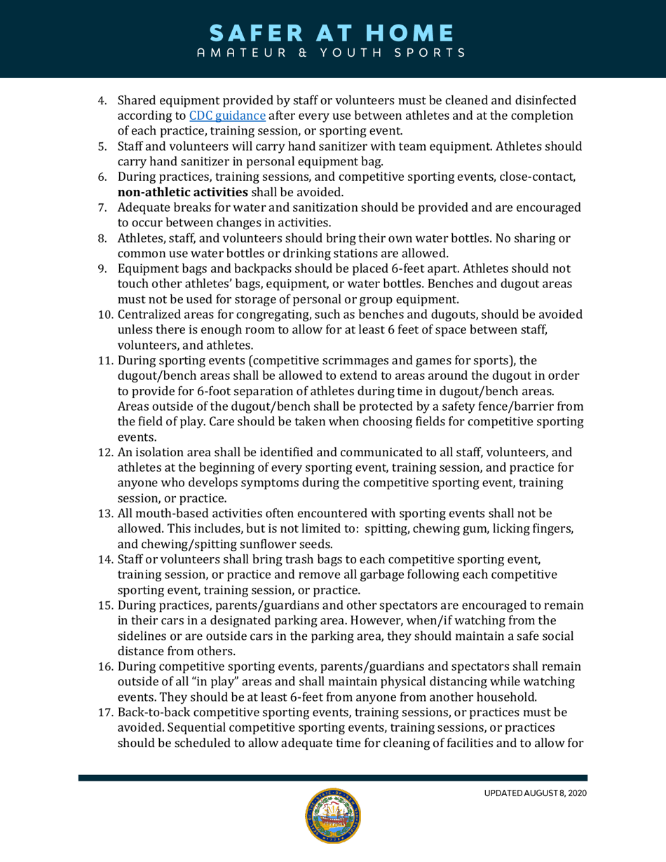 Covid-19 Reopening Guidance - New Hampshire, Page 5