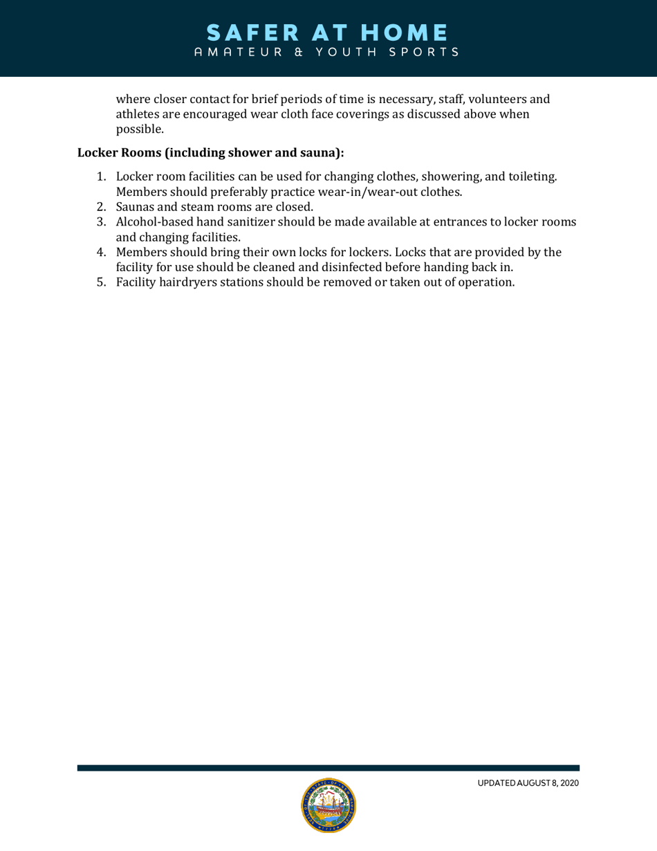 Covid-19 Reopening Guidance - New Hampshire, Page 7