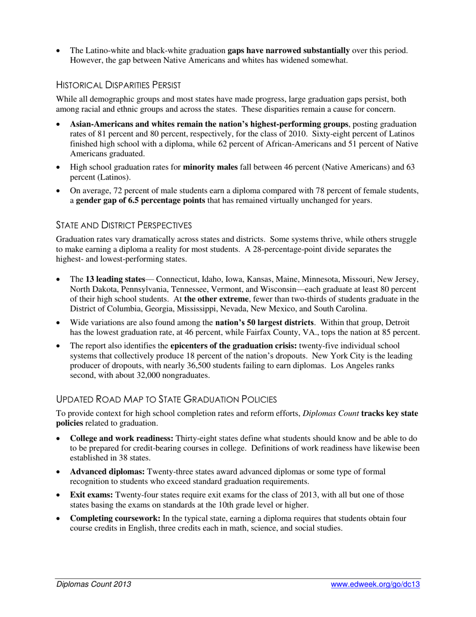 High School Graduation Rate Approaching Milestone, Reaches Highest Point in 40 Years, Page 4