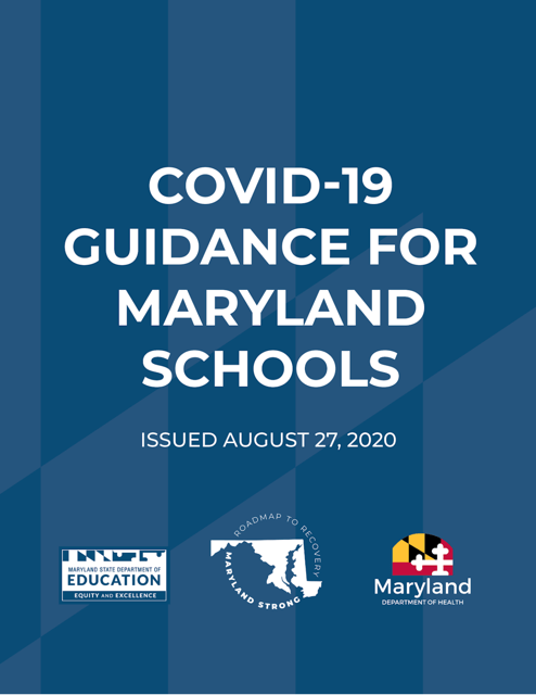 Covid-19 Guidance for Maryland Schools - Maryland Download Pdf