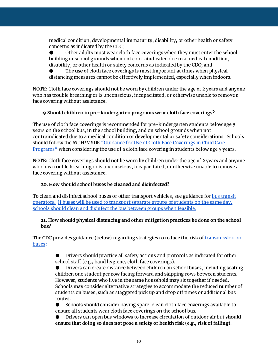 Covid-19 Guidance for Maryland Schools - Maryland, Page 11