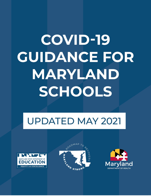Covid-19 Guidance for Maryland Schools - Maryland