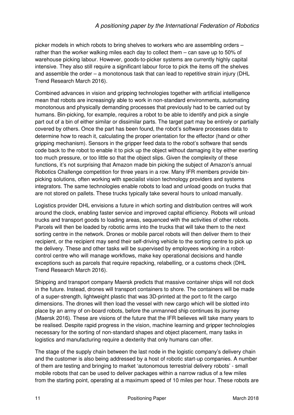 Robots and the Workplace of the Future - Positioning Paper, Page 12