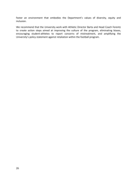 Report of External Review - Football Program Culture University of Iowa - Iowa, Page 28
