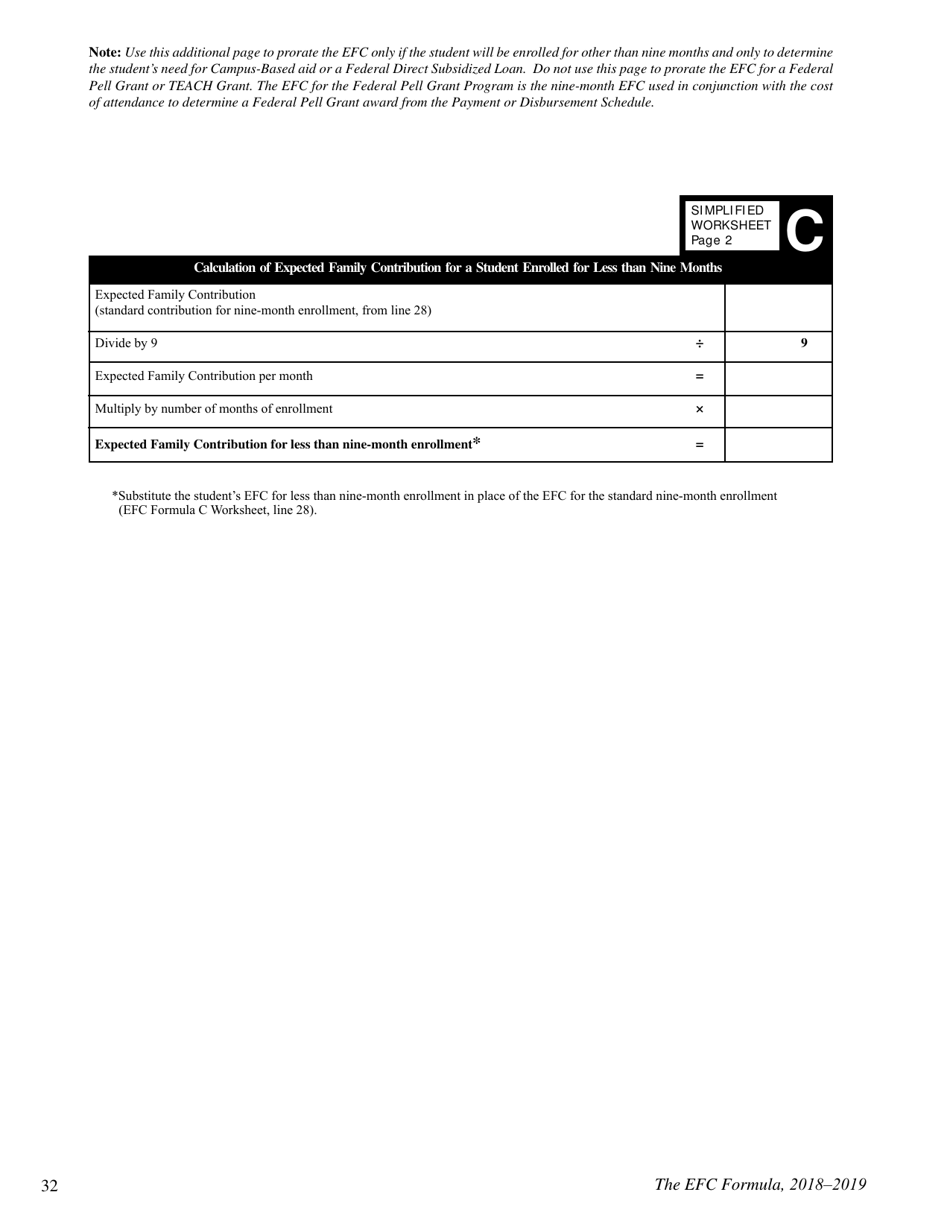 The Efc Formula, 2018 - 2019, Page 32