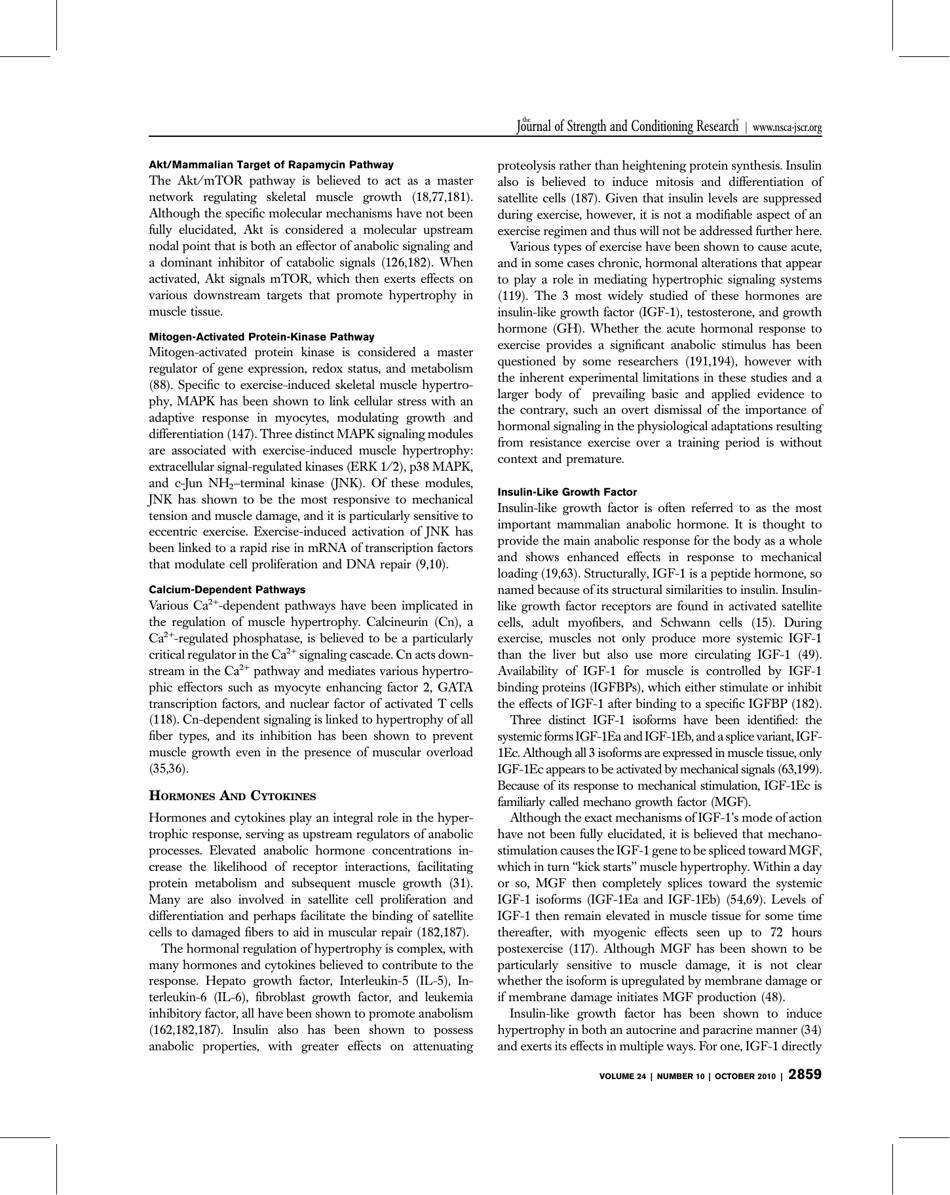 The Mechanisms of Muscle Hypertrophy and Their Application to Resistance Training - Brad J. Schoenfeld, Page 3