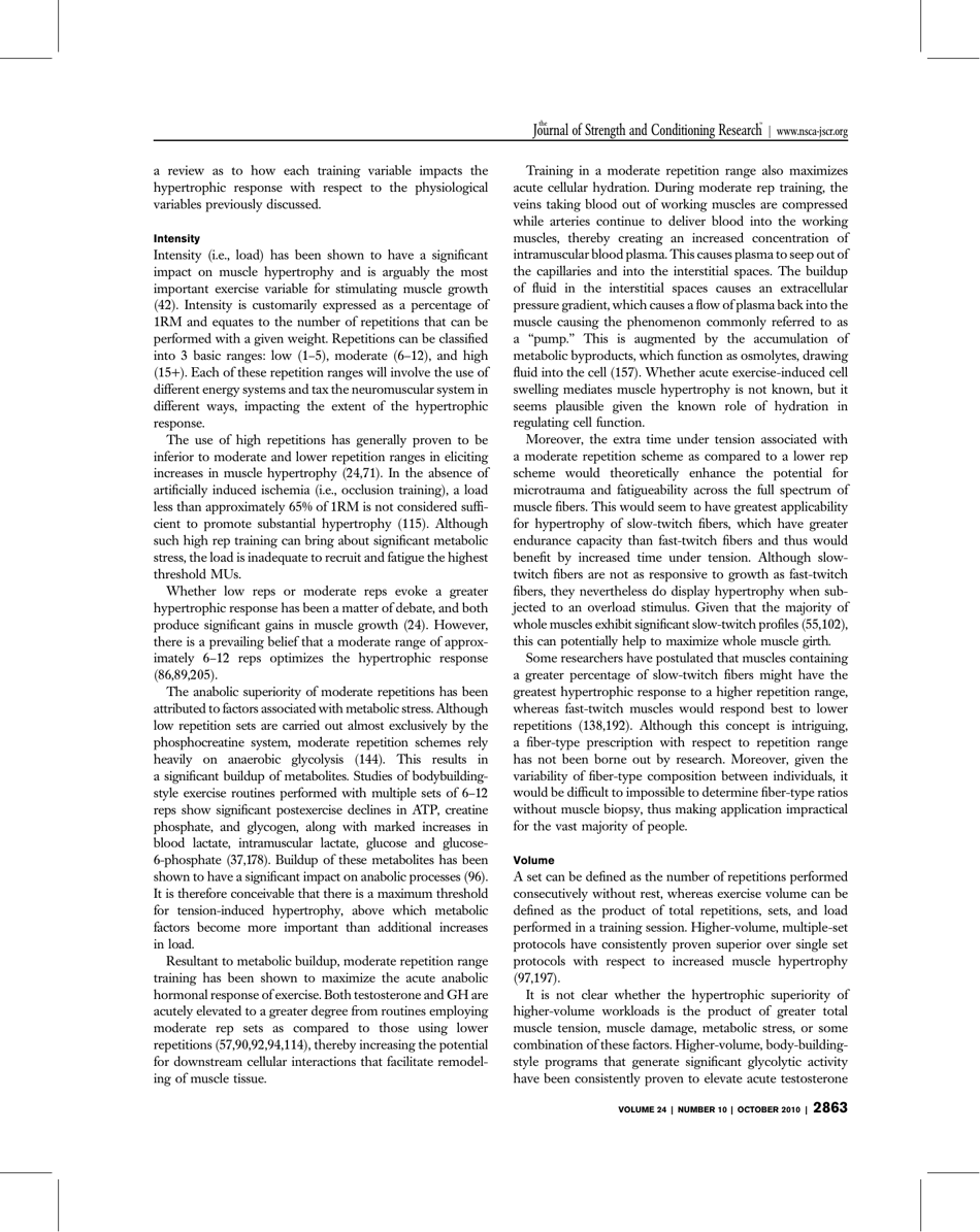The Mechanisms of Muscle Hypertrophy and Their Application to Resistance Training - Brad J. Schoenfeld, Page 7