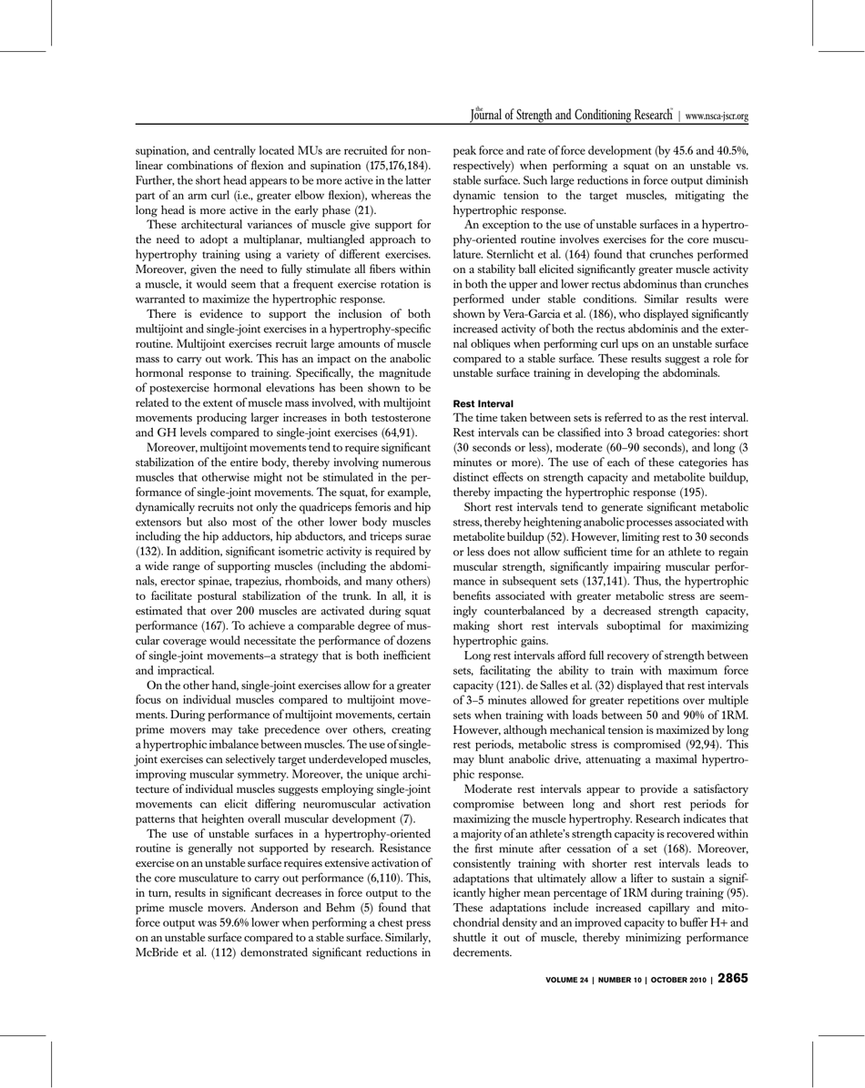 The Mechanisms of Muscle Hypertrophy and Their Application to Resistance Training - Brad J. Schoenfeld, Page 9