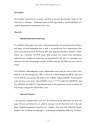 The Impact of Web Page Text-Background Color Combinations on Readability, Retention, Aesthetics, and Behavioral Intention - Richard H. Hall, Patrick Hanna - Missouri, Page 14