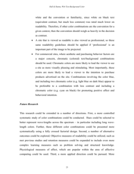 The Impact of Web Page Text-Background Color Combinations on Readability, Retention, Aesthetics, and Behavioral Intention - Richard H. Hall, Patrick Hanna - Missouri, Page 23