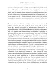 The Impact of Web Page Text-Background Color Combinations on Readability, Retention, Aesthetics, and Behavioral Intention - Richard H. Hall, Patrick Hanna - Missouri, Page 8