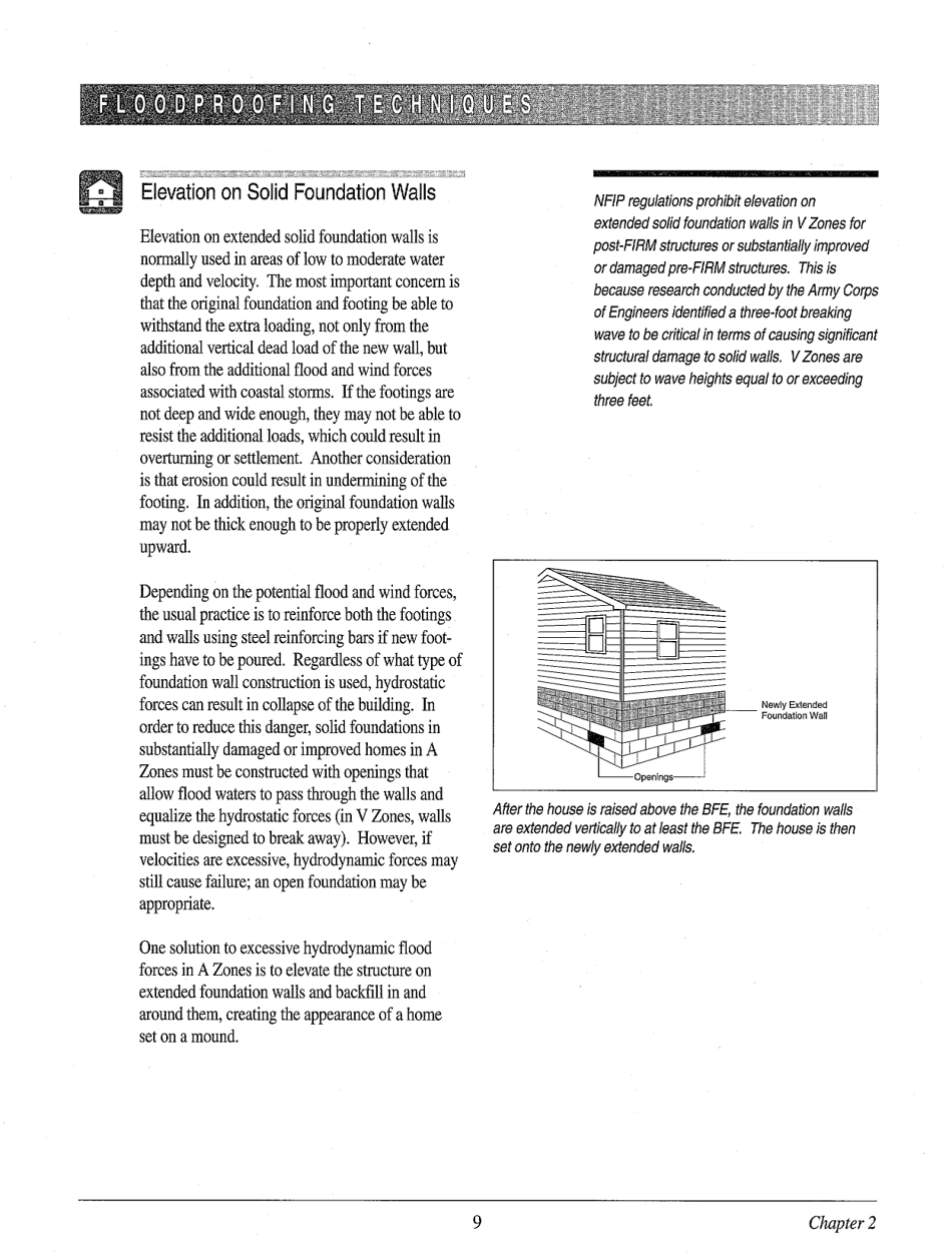 FEMA Form 257 Mitigation of Flood and Erosion Damage to Residential Buildings in Coastal Areas - Report on the State of Art, Page 14