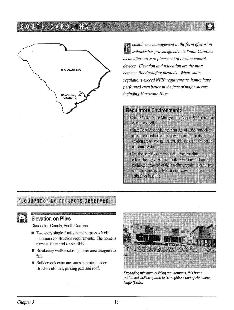 FEMA Form 257 Mitigation of Flood and Erosion Damage to Residential Buildings in Coastal Areas - Report on the State of Art, Page 23