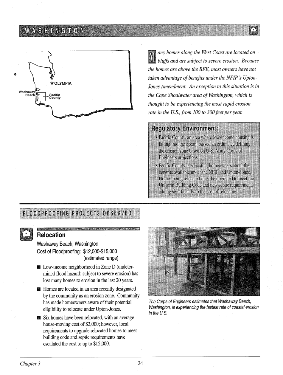 FEMA Form 257 Mitigation of Flood and Erosion Damage to Residential Buildings in Coastal Areas - Report on the State of Art, Page 29