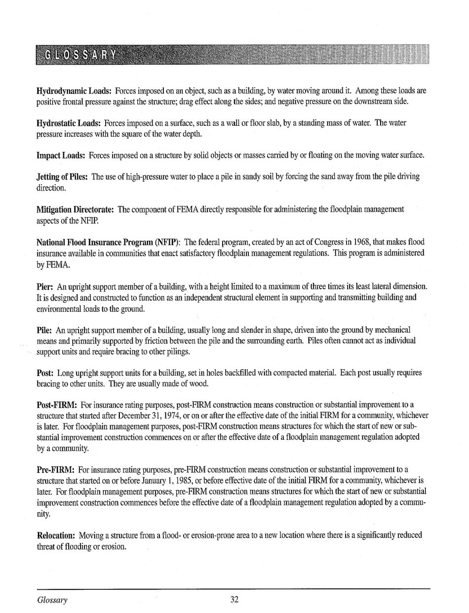 FEMA Form 257 Mitigation of Flood and Erosion Damage to Residential Buildings in Coastal Areas - Report on the State of Art, Page 37