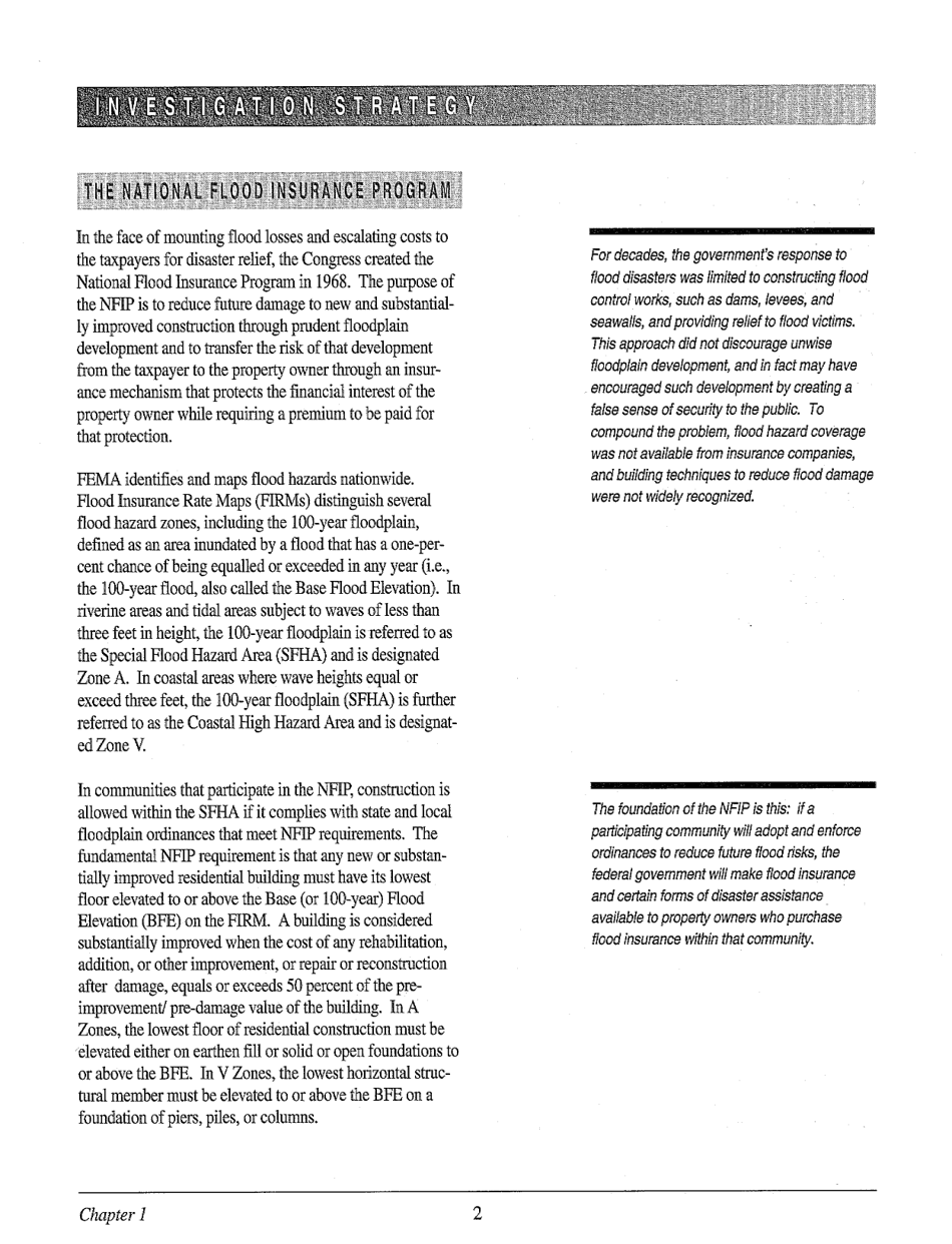 FEMA Form 257 Mitigation of Flood and Erosion Damage to Residential Buildings in Coastal Areas - Report on the State of Art, Page 7