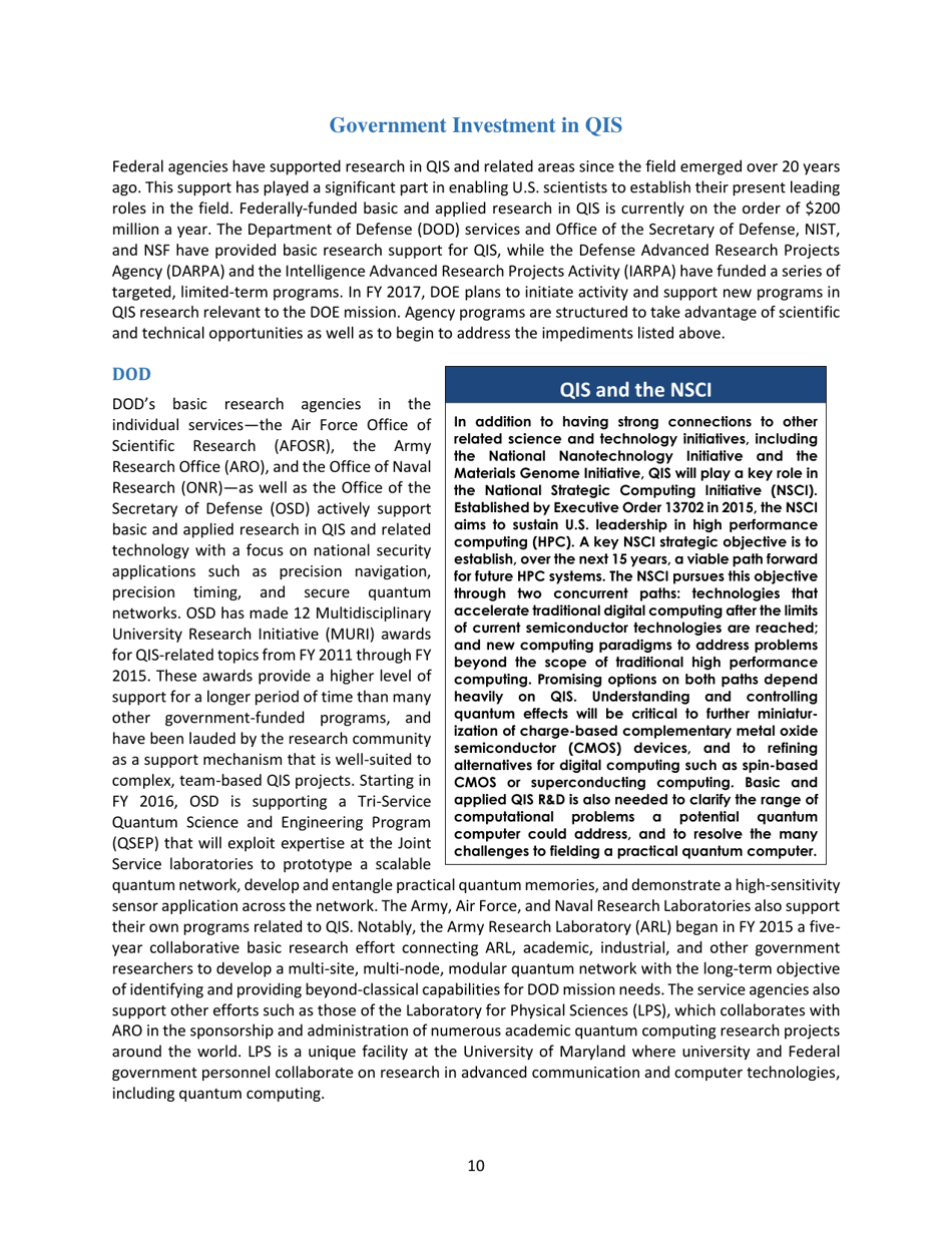 Advancing Quantum Information Science: National Challenges and Opportunities, Page 17