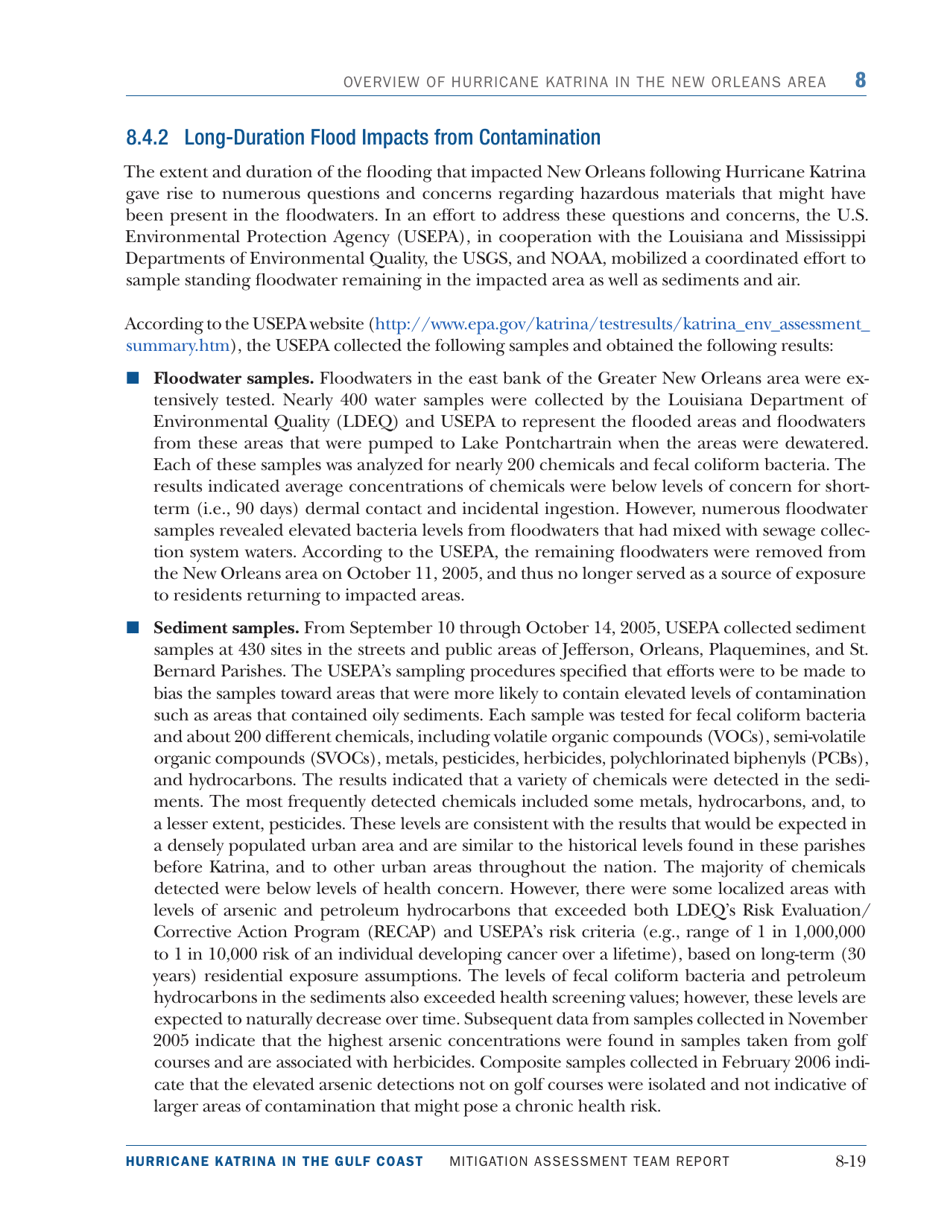 Overview of Hurricane Katrina in the New Orleans Area - Mitigation Assessment Team Report, Page 19