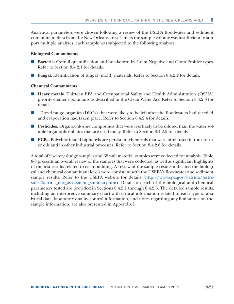 Overview of Hurricane Katrina in the New Orleans Area - Mitigation Assessment Team Report, Page 21