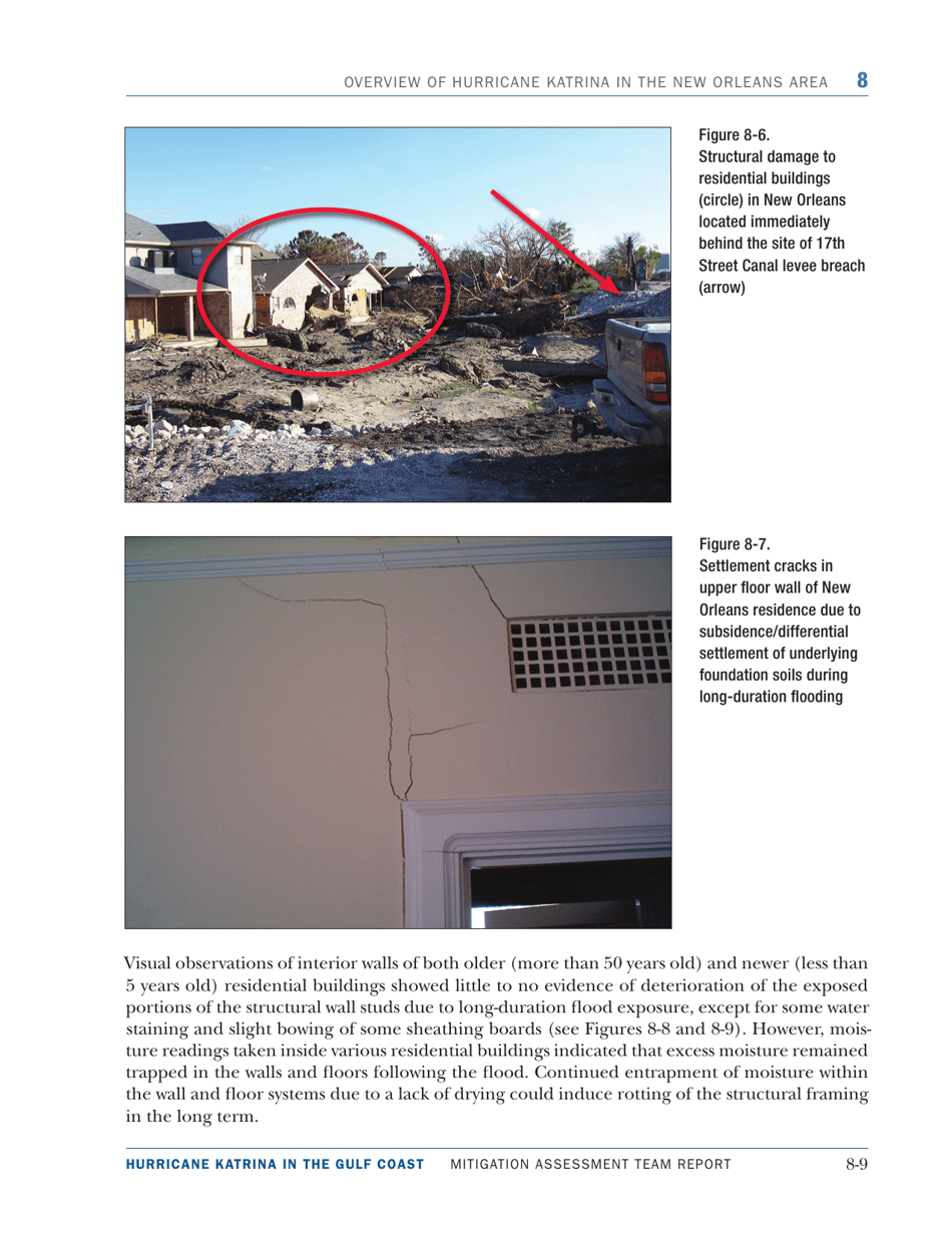 Overview of Hurricane Katrina in the New Orleans Area - Mitigation Assessment Team Report, Page 9