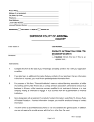 Small Estate Affidavit for Transfer of Property - Arizona, Page 10